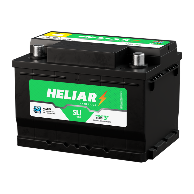 Bateria Heliar 60 amperes original